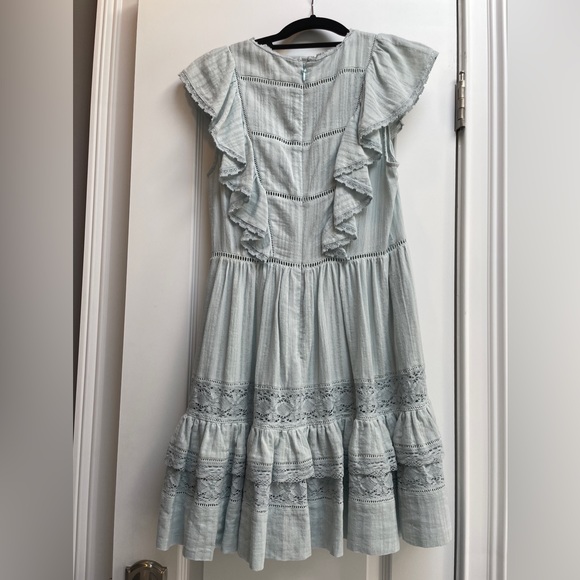 Rebecca Taylor Dress pale blue size 6 - Picture 7 of 9